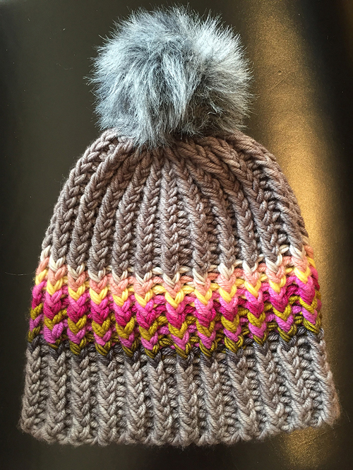 Twisted Ribster Hat - Free Pattern 