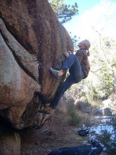 South Saint Vrain Canyon Bouldering near Lyons, Colorado