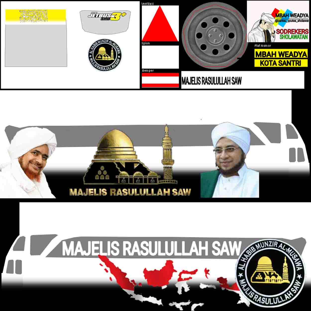 livery bussid majelis rasulullah