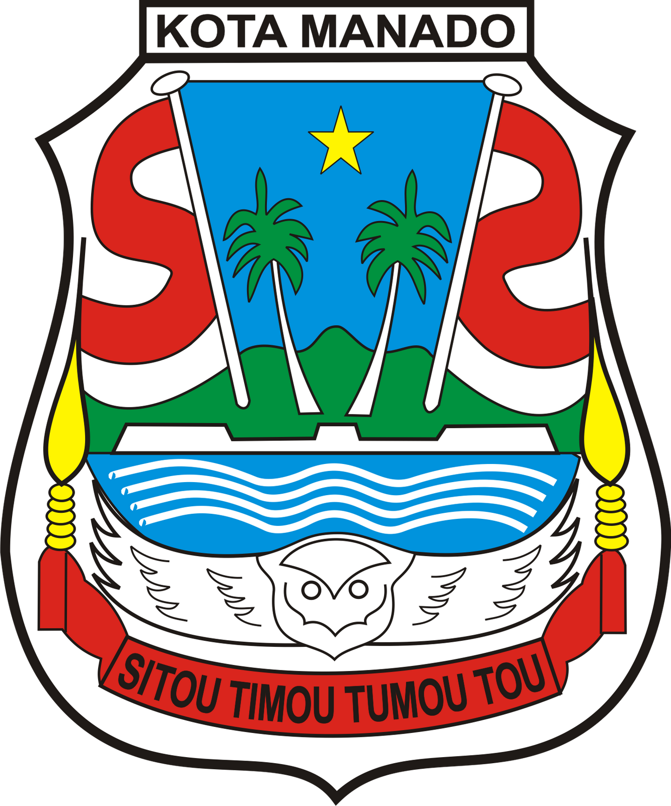  Logo  Kota Manado Provinsi Sulawesi Utara Logo  Lambang 