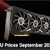 GPU Prices September 2022