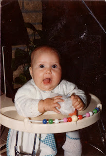 Baby Pippa in a Baby Walker