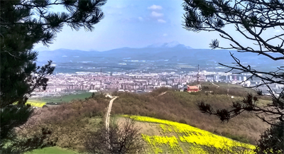 Gasteiz visto desde la cima de Lendizgana