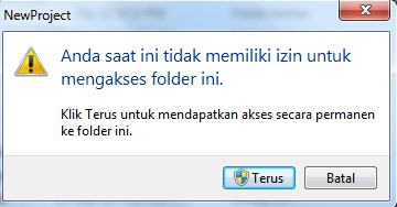 Cara Mengunci Folder Atau File Agar Tidak Bisa Dibuka Oleh Orang Lain