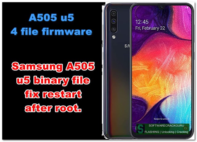 Samsung Galaxy A50 (4 File Firmware Download) + Fix Auto Restart File Free Download