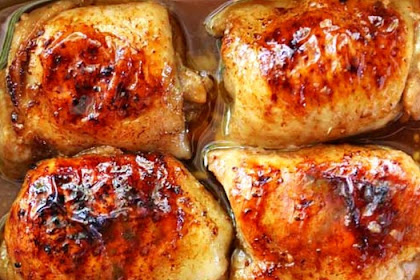 BAKED SOY SAUCE CHICKEN THIGHS RECIPE