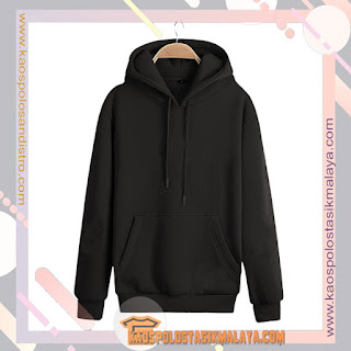 JUAL HOODIE HITAM POLOS DI TASIKMALAYA