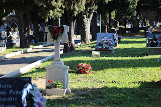 Día de Todos los Santos en el cementerio de San Vicente