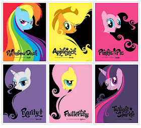 New York Comic Con 2014 Exclusive My Little Pony Elements of Harmony Print Set by Michael De Pippo