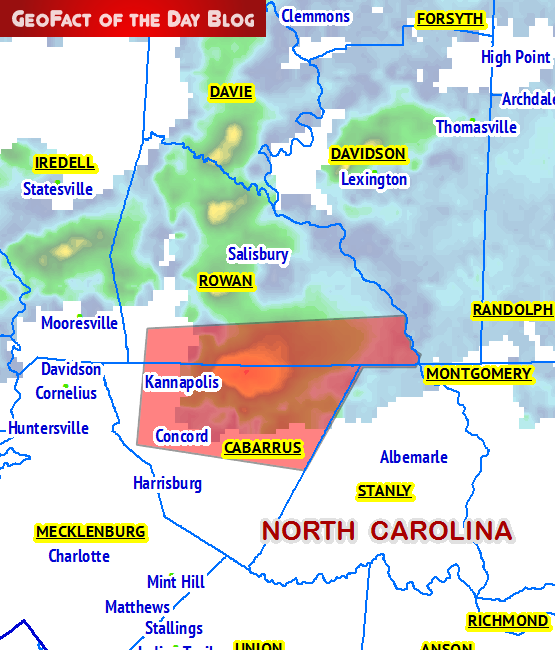 GeoFact of the Day 5/31/2019 North Carolina Tornado Warning
