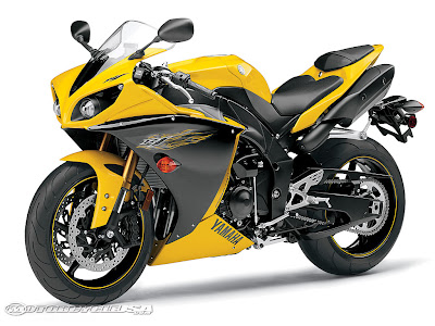 Yamaha R1 Yellow