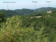 Panoràmica del oest-nord-oest des del Camí de Muntanyola