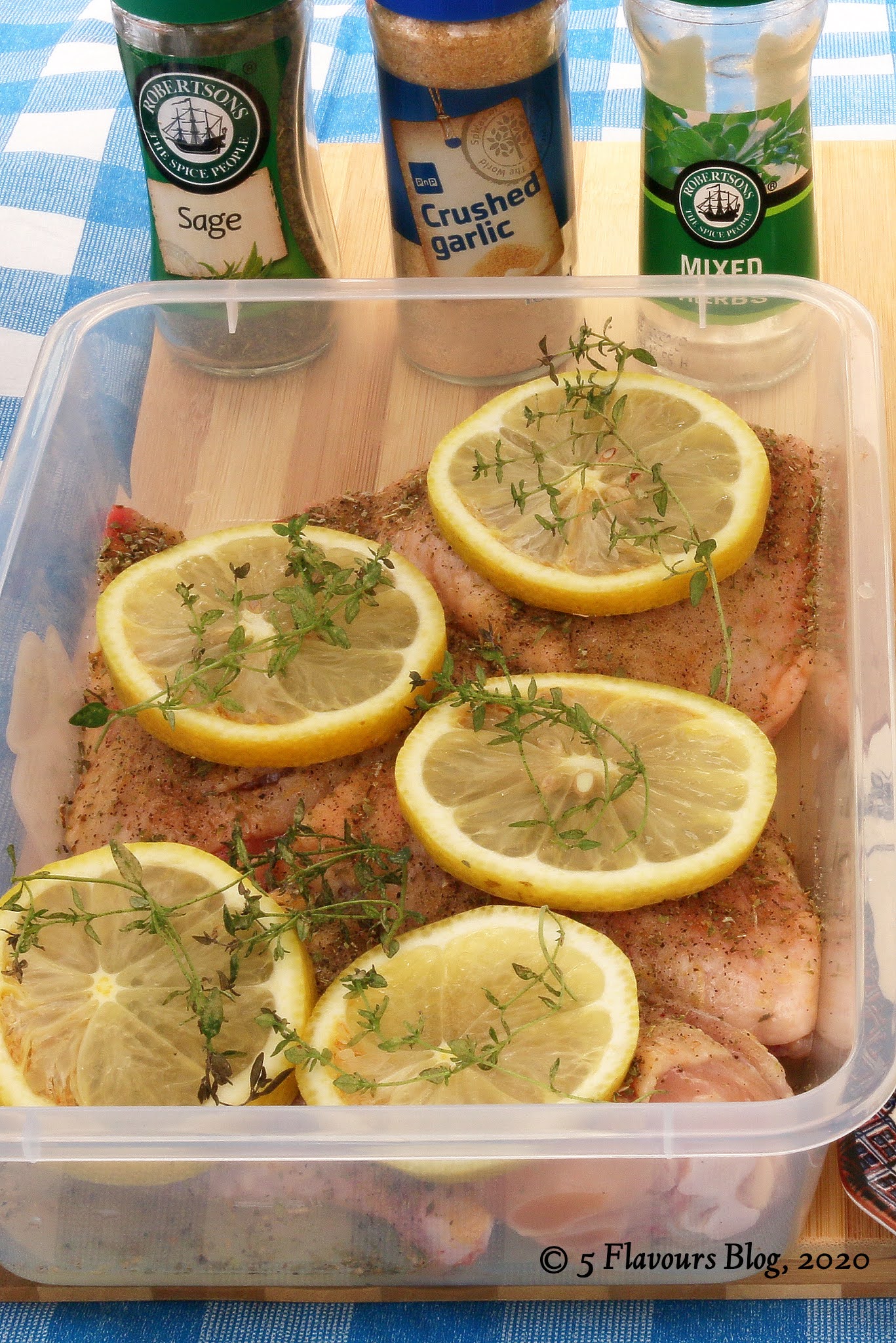 Lemon & Herb Chicken Ingredients