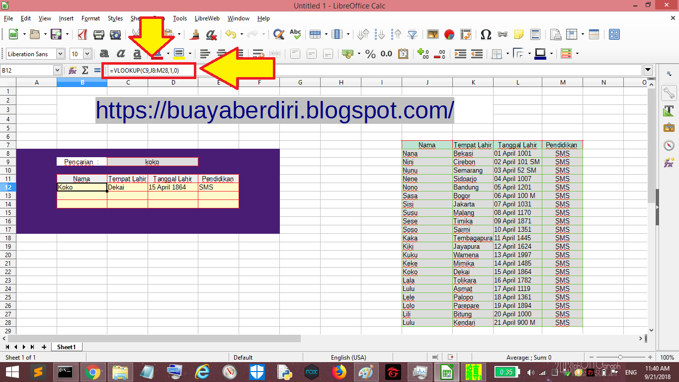 Rumus Excel Membuat Fitur Searching Di Excel - Membuat Kolom Pencarian Menggunakan Rumus Excel