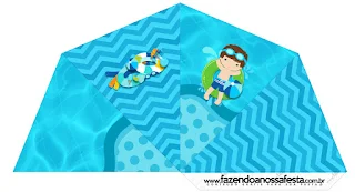 Boy in Pool: Free Party Printables