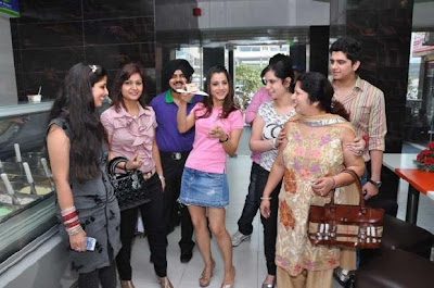 Amisha Patel was spotted at Hotel Ramada during the press conference of Shakti TV