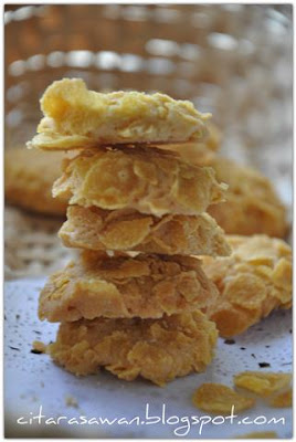 Biskut Cornflakes Crunch ~ Blog Kakwan