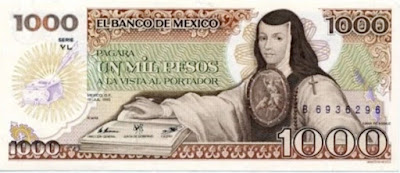 Sor Juana Inés de la Cruz, 1000 peso bill