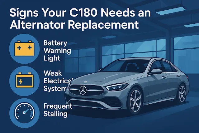 C180のオルタネーター交換が必要な症状とは？