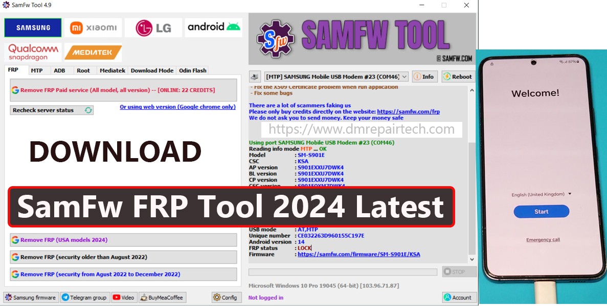 SamFw Tool 4.9 2024 SamFw FRP Tool Latest Download