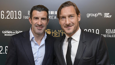 La Notte dei Re - Francesco Totti e Luis Figo