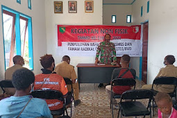 TMMD ke 110 Kodim 1711/Boven Digoel Beri Penyuluhan Bahaya Terorisme dan Paham Radikalisme 