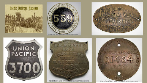 Locomotive Builder Plates