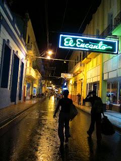 Santiago de Cuba rainy night