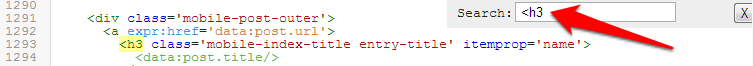 Your opening h3 tag