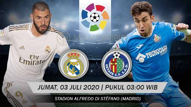 Prediksi Real Madrid Vs Getafe, Jumat 03 Juli 2020 Pukul 03.00 WIB