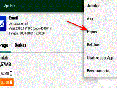 cara menghapus aplikasi bawaan asus