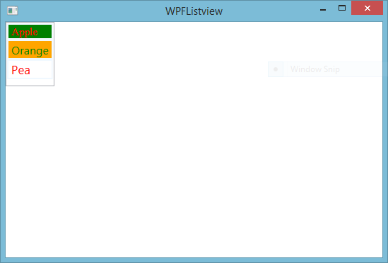 WPF Listview formatting, styling