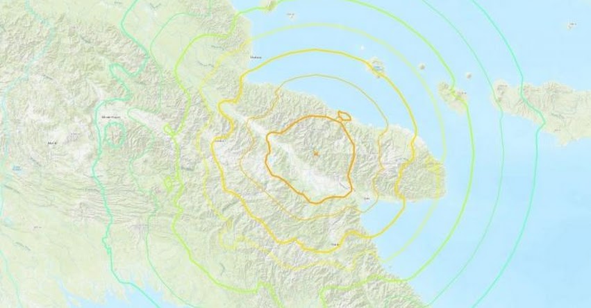 Terremoto en Papúa Nueva Guinea de Magnitud 7.6 - Alerta de Tsunami (Hoy Sábado 10 Septiembre 2022) Sismo - Temblor - EPICENTRO - Kainantu - USGS