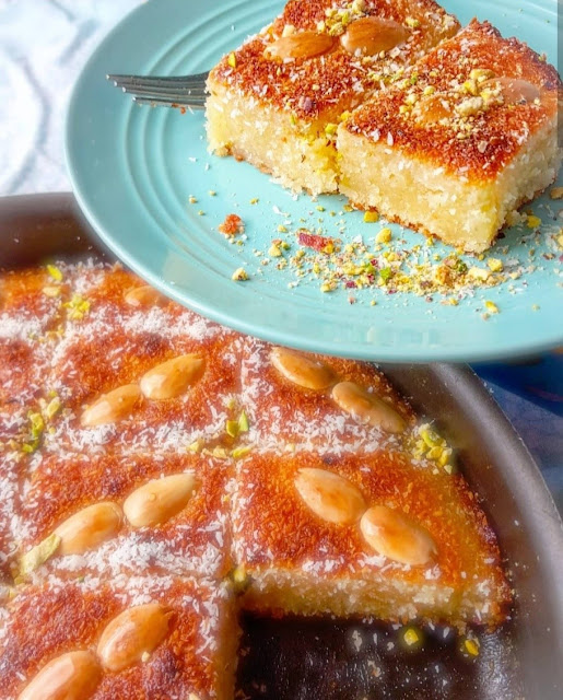  coconut semolina cake