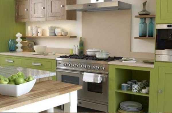 Warna cat elegan  untuk dapur minimalis  modern yang bagus Info Desain Dapur 2014