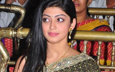 Pranitha cute Stills in saree @ Audio Launch hot photos