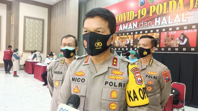 Polisi Dan Kiai Gelar Vaksinasi, Tingkatkan Herd Immunity Di Jawa Timur 