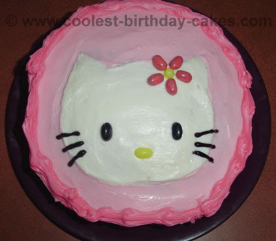 how to make a hello kitty birthday cake