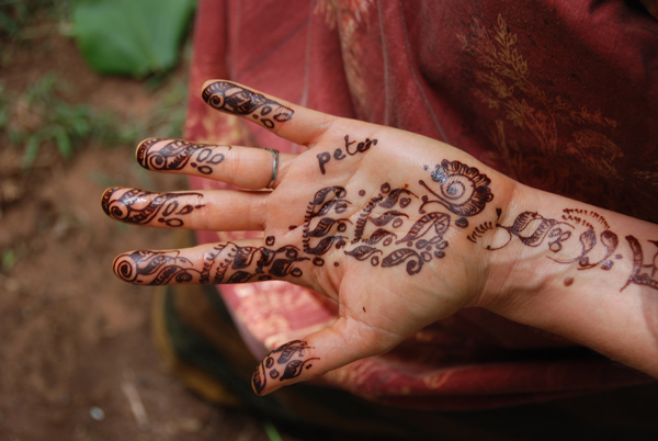 tattoo in hand