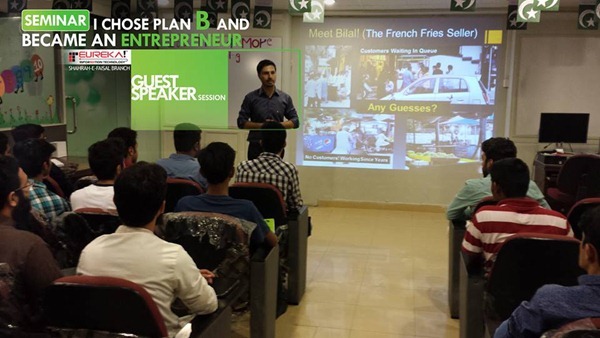 Eureka Pakistan Seminar on Entrepreneurship by Mohammad Mustafa Ahmedzai