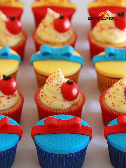 cupcake branca de neve