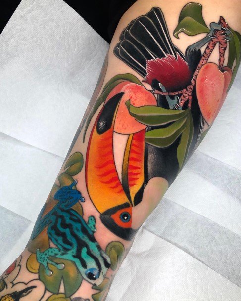 Tatuagem de Pêssego - 30 modelos para as mulheres