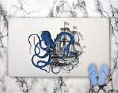 anthropologie octopus shower curtain