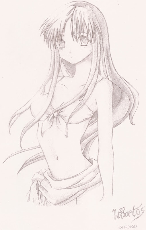 Manga Bikini Girl