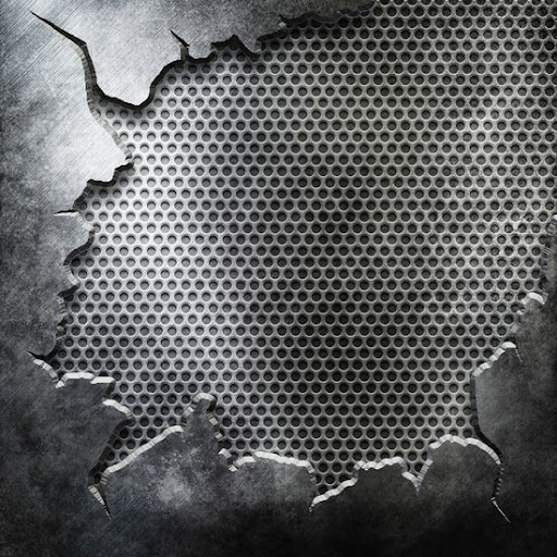 Crack Metal Background