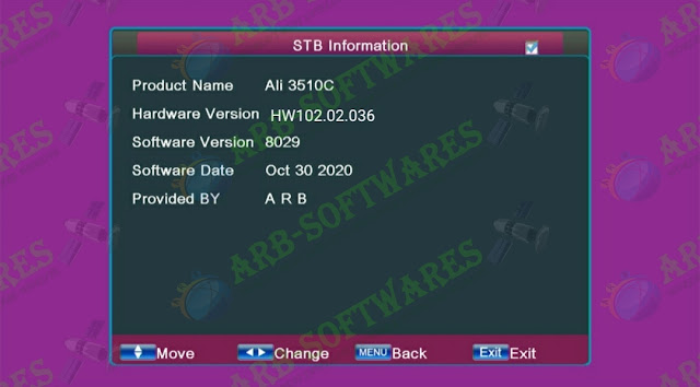  ALI3510C HW:102.02.036 G SHARE PLUS OPTION NEW SOFTWARE 30-10-2020