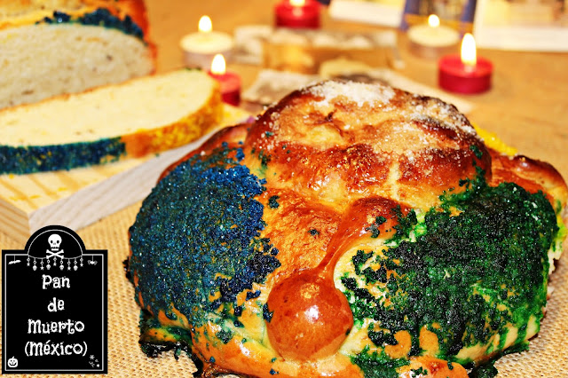 PAN DE MUERTO (MÉXICO) DULCE HALLOWEEN