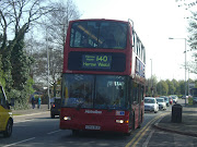 LR52 BLN/ VP318 on route 140 to Harrow Weald, Bus GarageHaving been . (cimg )