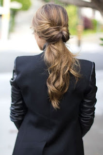 Business woman with Inverted Ponytail