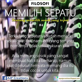 Kata-Kata Bijak Filosofi Memilih Sepatu